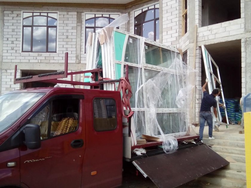 Перевозка окон