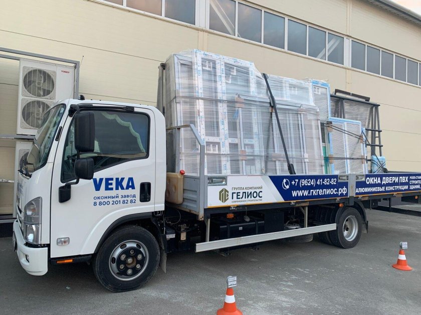 Транспортировка окон