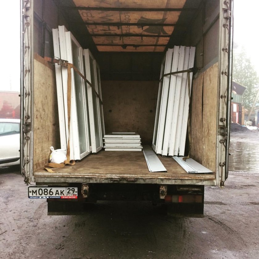 Автомобили для перевозки окон ПВХ