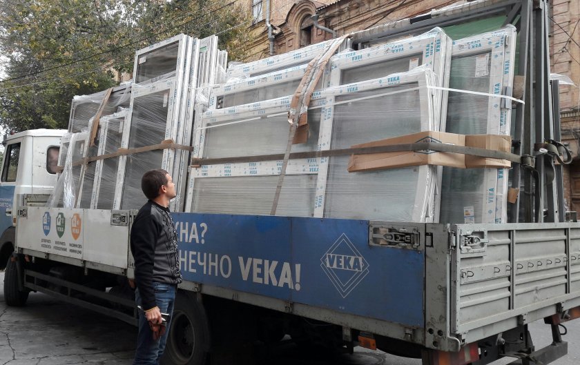 Транспортировка пластиковых окон