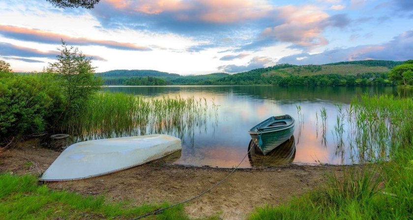 Андре Косслик лодка озеро