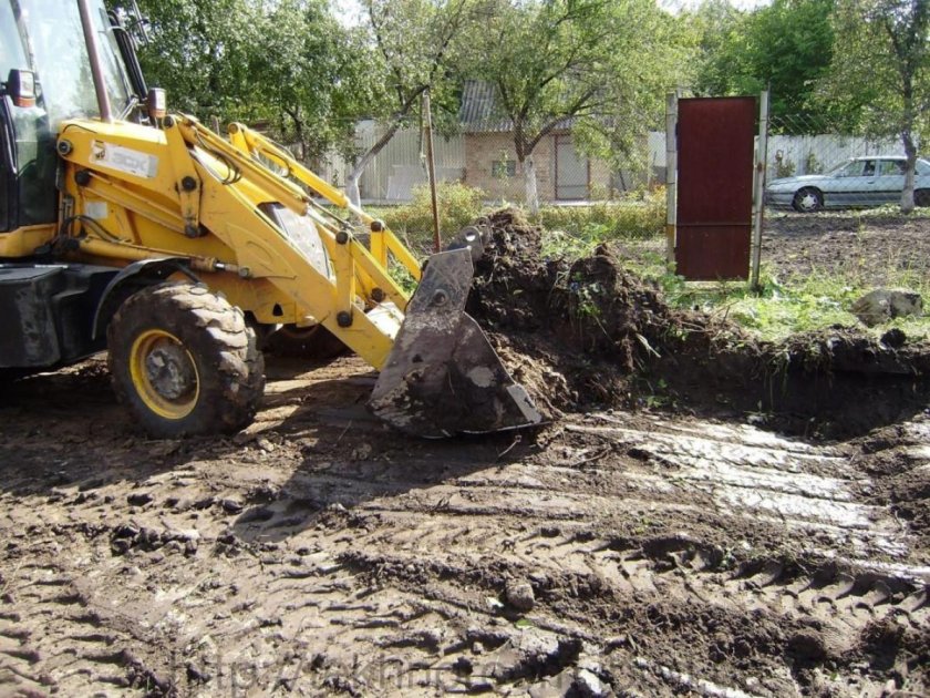 Срезка грунта