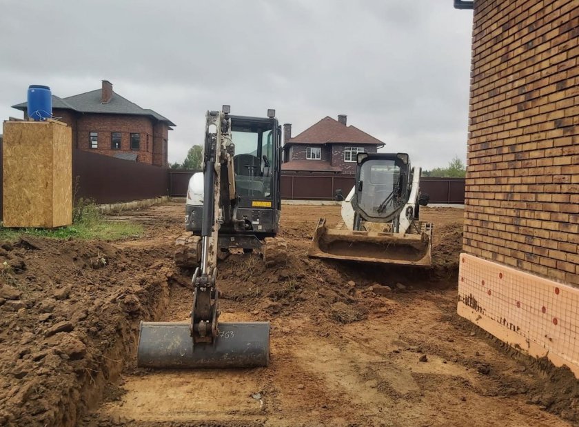 Правило для мини экскаватора выравнивания песка