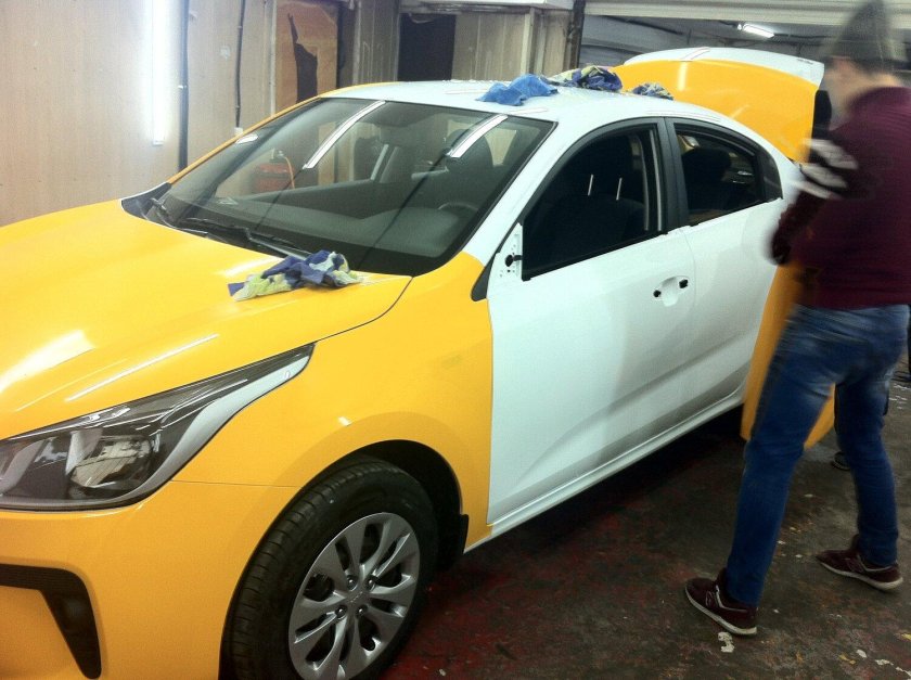 Желтые автомобильные пленки