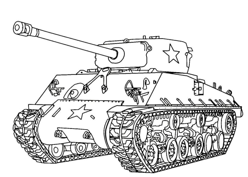Танк т34 печать