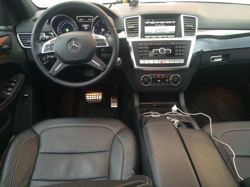 Mercedes w166 салон