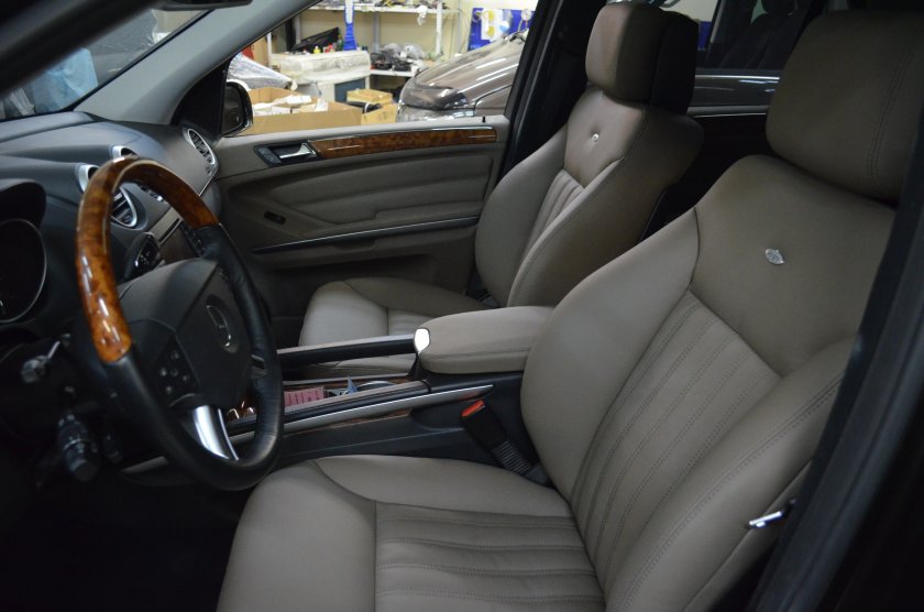 Ml w164 белый салон перешив