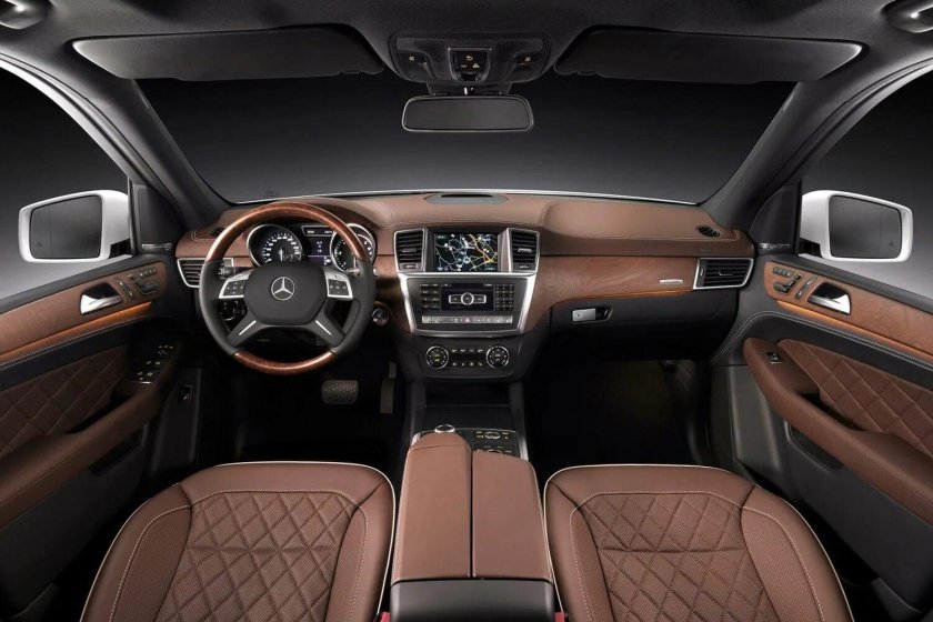 Mercedes ml w166 салон