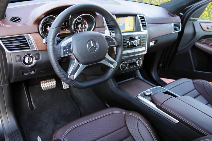 Мерседес мл 63 АМГ салон