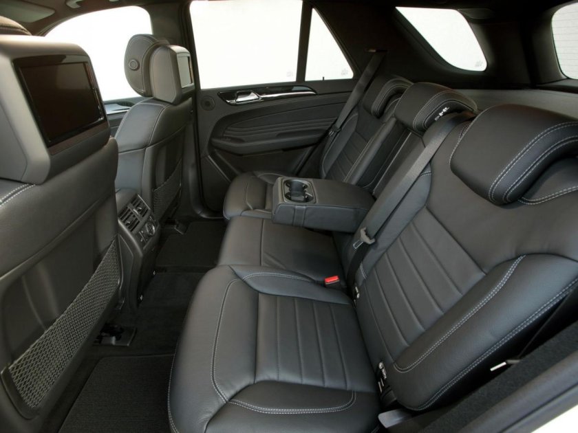 Мерседес мл 350 2008 салон сзади