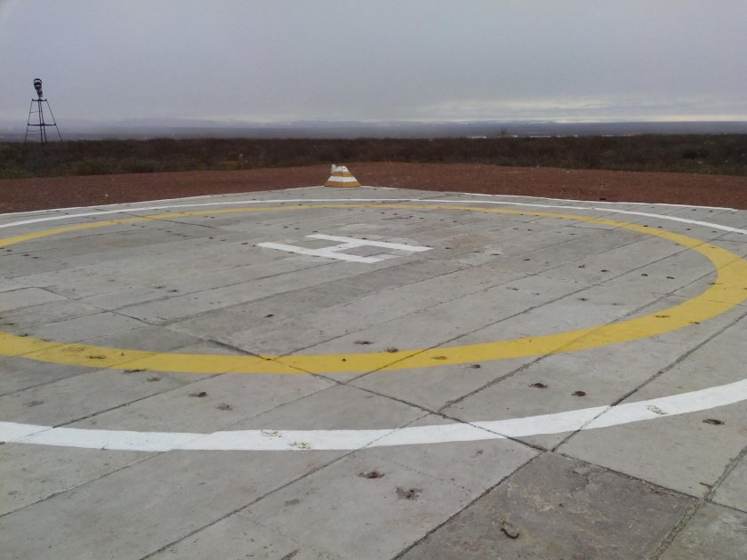 Переносной комплект вертолетной площадки "Стерх-а"