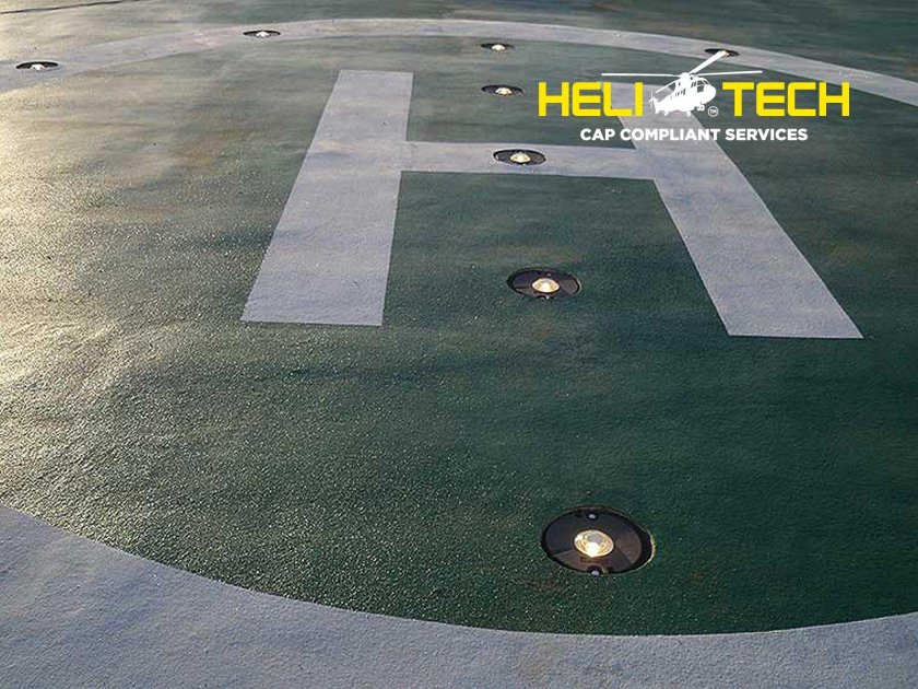 Посадочная площадка для вертолета ми-8