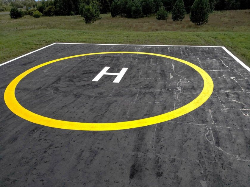 Площадка для вертолета