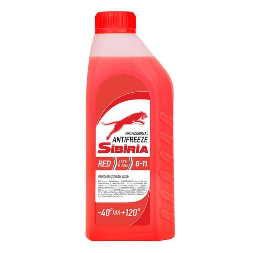 Sibiria Antifreeze -40 g-11 красный 10 кг