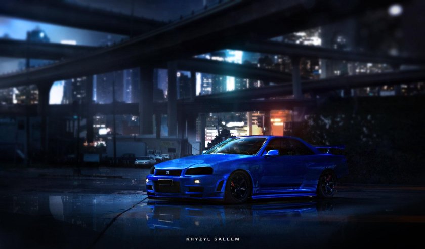 Nissan Skyline GTR r34 4k