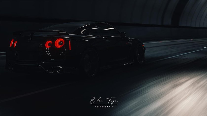 Nissan GTR 35 черная