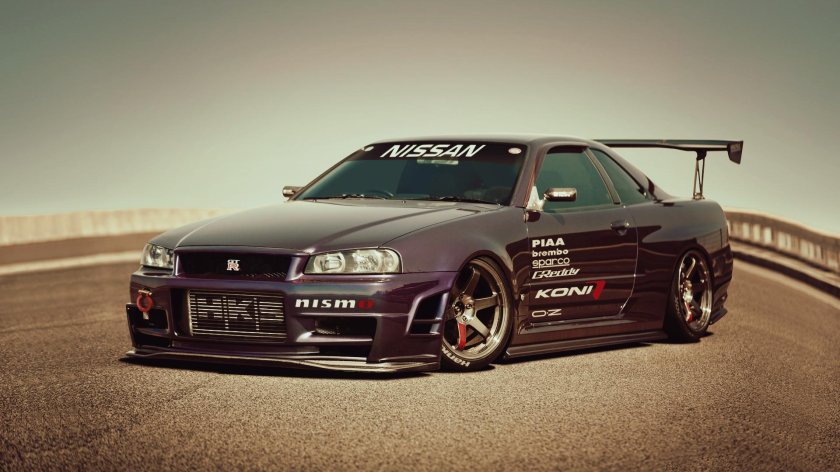 Nissan Skyline GTR r34 HD 1920х1080