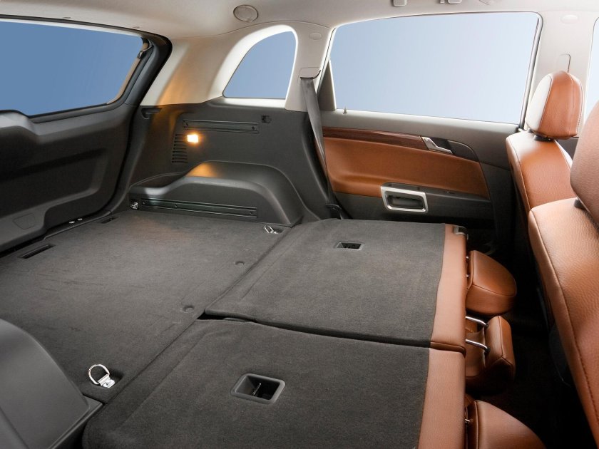 Опель Антара салон сзади