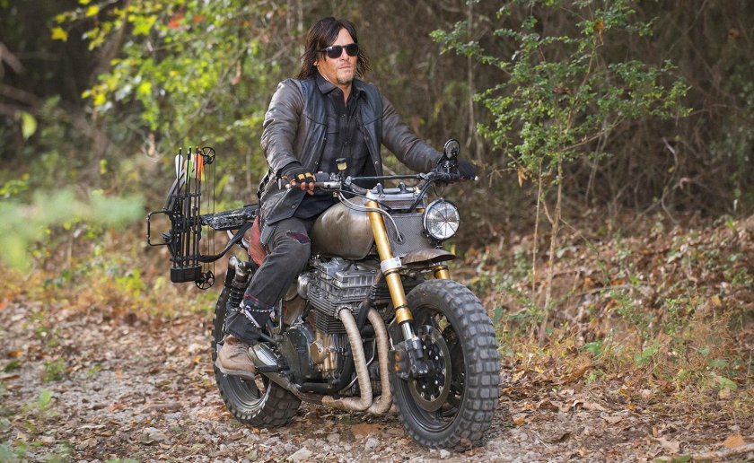 Дэрил Диксон на мотоцикле