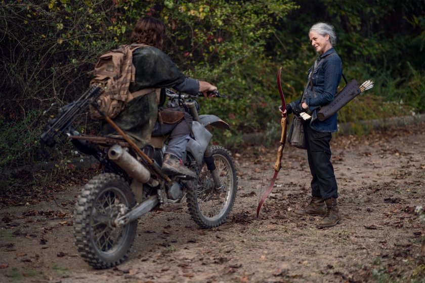 Дэрил Диксон и Кэрол Ходячие мертвецы