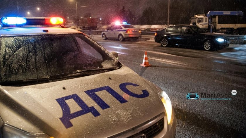 ДПС машина зима