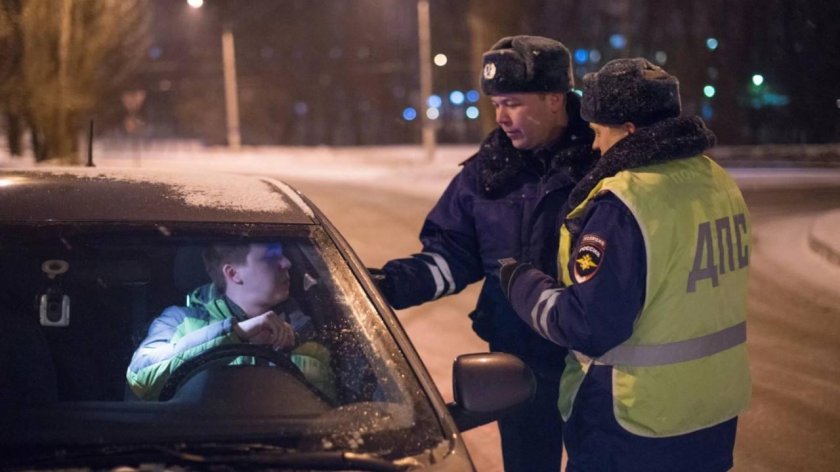 Рейд ГИБДД зима