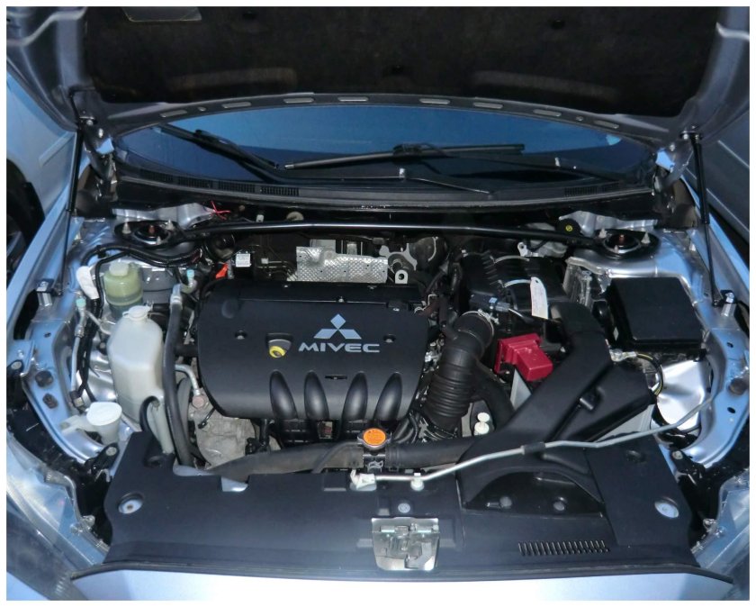 Подкапотное пространство Митсубиси АСХ