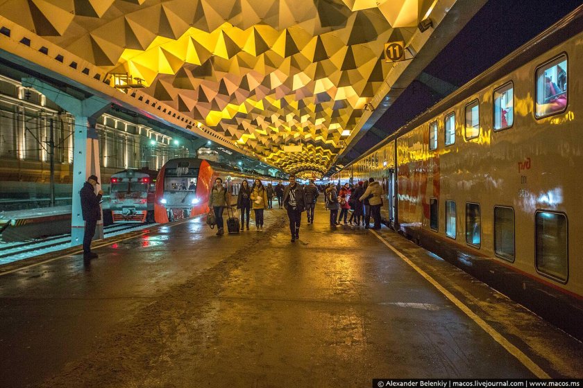 Двухэтажный поезд на собственной шкуре