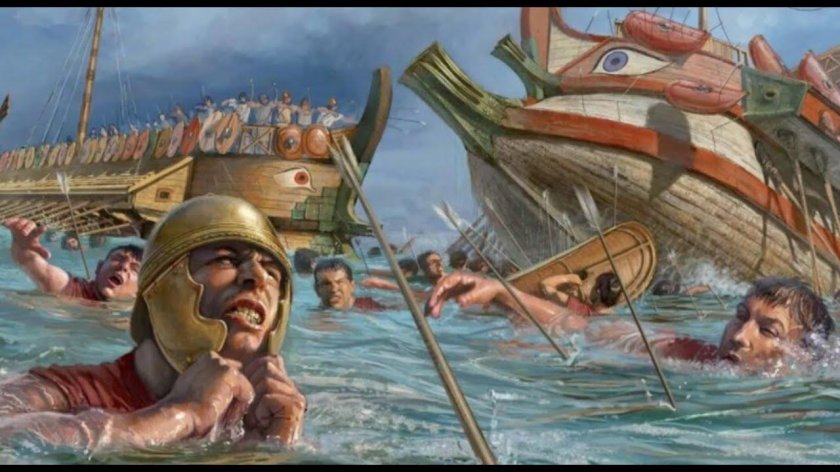 Морской бой Рим Карфаген Сицилия