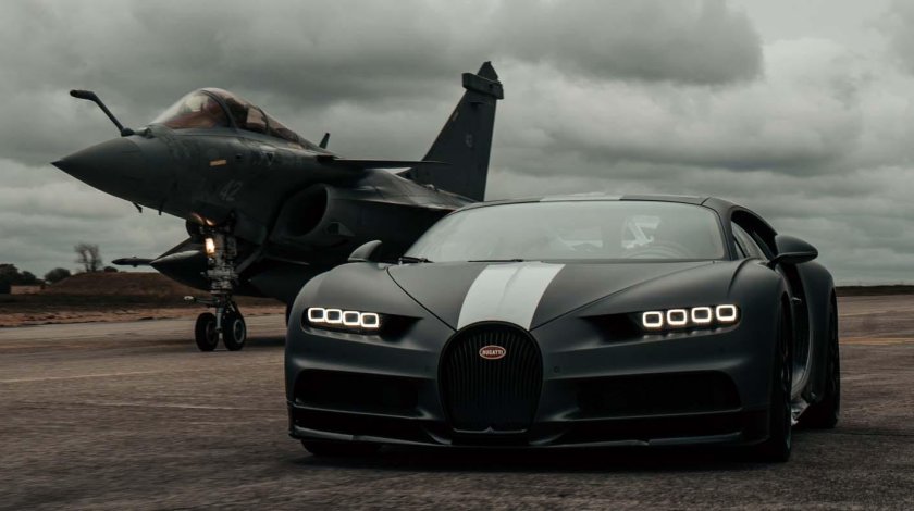 Bugatti with Jet