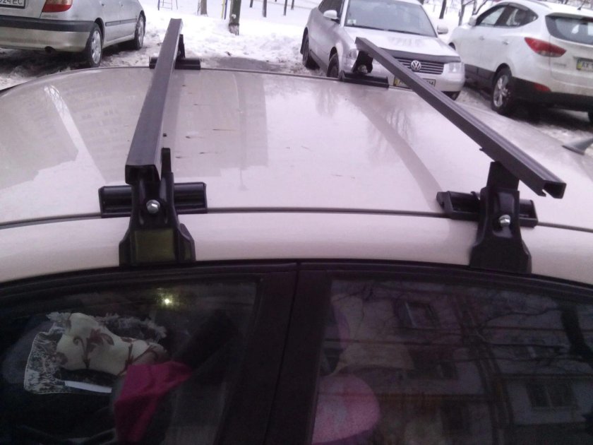 Багажник на Шевроле Авео т250 на крышу