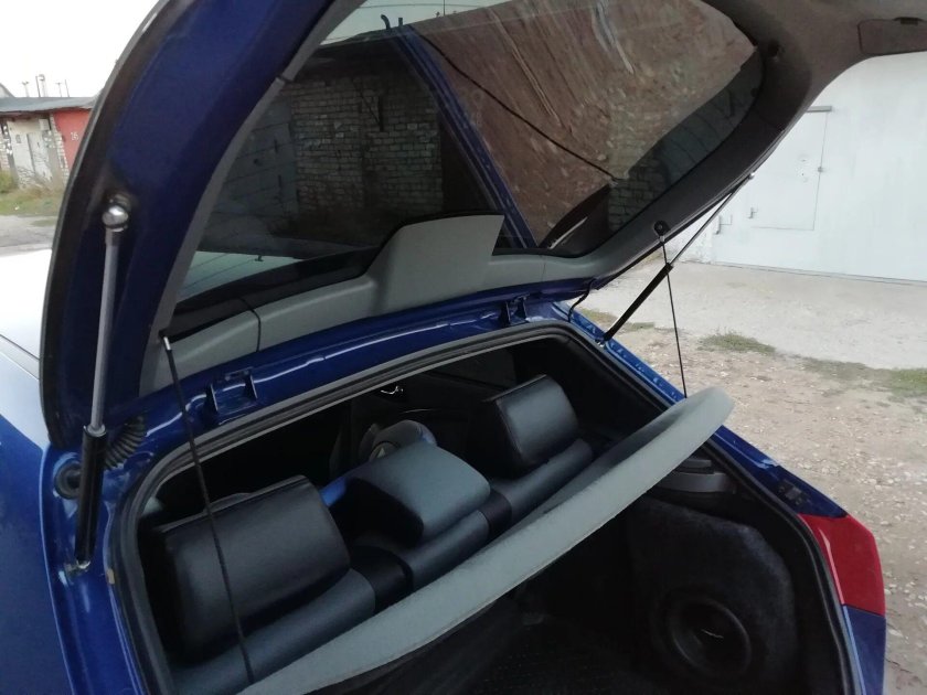 Газовые упоры багажника Лачетти седан