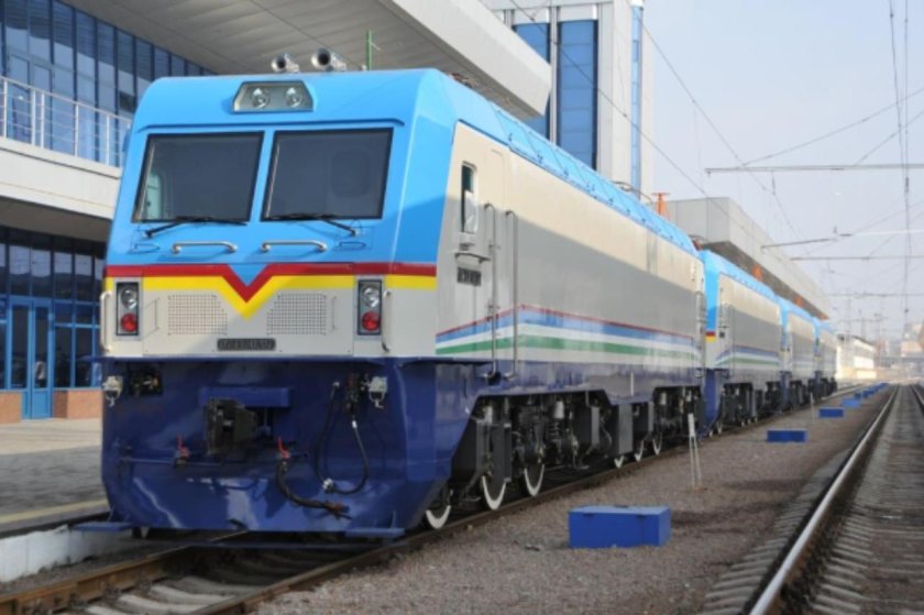 Контейнерный поезд из Китая