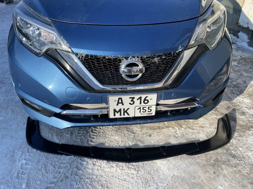 Сплиттер Ниссан Кашкай