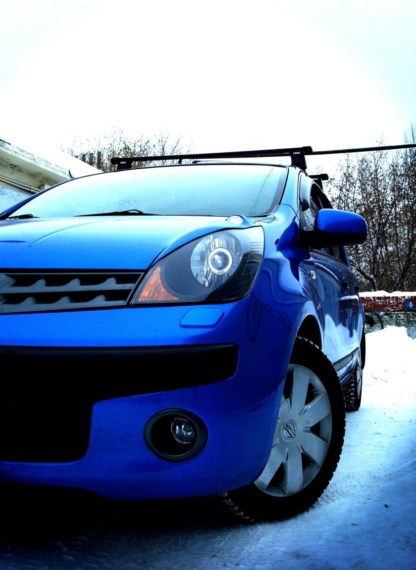 Линзы на Ниссан ноут е11