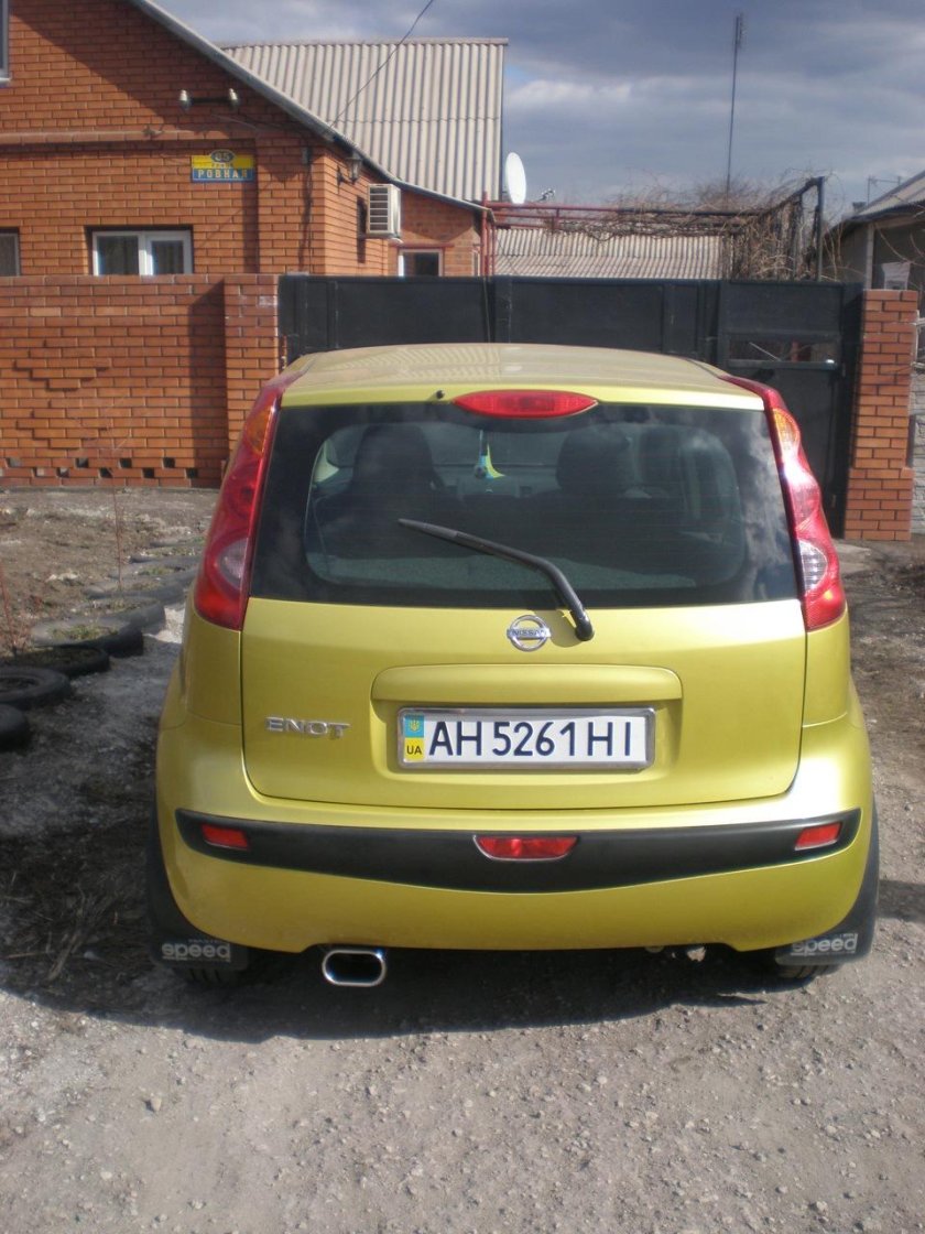 Насадка на глушитель Ниссан ноут е11