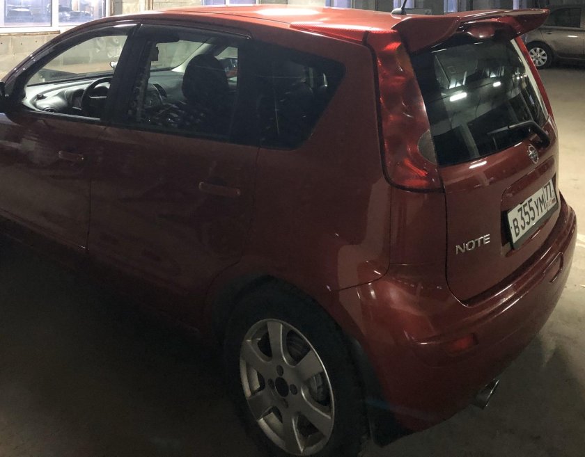 Спойлер на Ниссан ноут е11